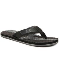 under armour men's marathon key iii flip flops