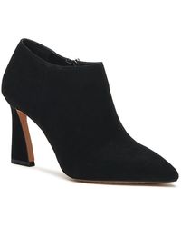 vince camuto black suede booties