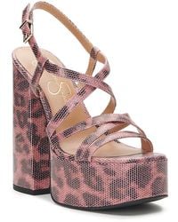 Jessica Simpson Dany Platform Sandals in Coffee (Brown) | Lyst