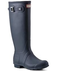 HUNTER - Original Back Adjustable Tall Rain Boot - Lyst