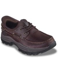 Skechers - Wide Width Hands Free Slipins Relaxed Fit Knowlson Shore Thing Boat Shoe - Lyst
