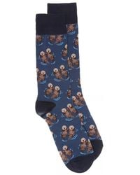 Socksmith - Significant Otter Crew Socks - Lyst