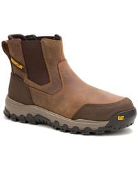 Caterpillar - Threshold Rebound Waterproof Steel Toe Chelsea Work Boot - Lyst