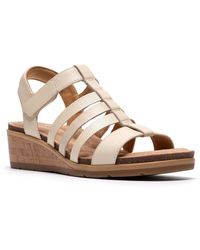 Clarks - Kacha Step Wedge Sandal - Lyst