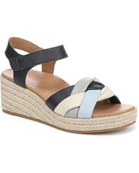 Vionic - Saratoga Espadrille Wedge Sandal - Lyst