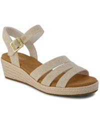 TOMS - Julia Espadrille Wedge Sandal - Lyst