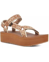 Teva - Flatform Universal (Maple Sugar/Lion) Sandals - Lyst