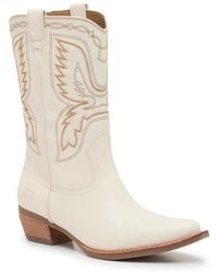 Frye & Co. - Irlene Short Deco Stitch Western Boot - Lyst