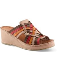 Spring Step - Nokiah Wedge Sandal - Lyst