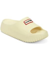 HUNTER - Faroe Platform Slide Sandal - Lyst