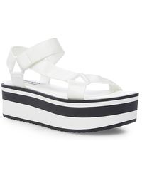 steve madden amaze platform slide sandal