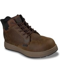 Skechers - Extra Wide Width Hands Free Slipins Work Slipresistant Cliff Composite Toe Work Boot - Lyst
