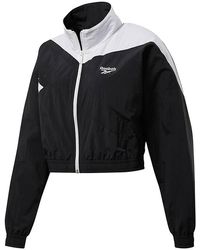 reebok black and white jacket