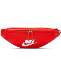 red nike bum bag