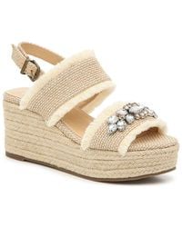 crown vintage daffodil espadrille wedge sandal