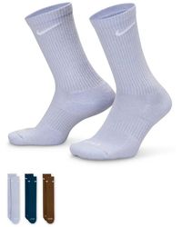 Nike - Everyday Plus Cushioned Crew Socks 3 Pack - Lyst