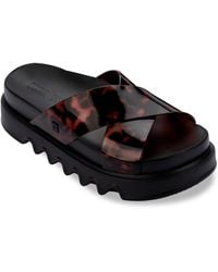Melissa - Cozy Cross Jelly Platform Sandal - Lyst