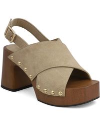 MIA - Eudora Platform Sandal - Lyst