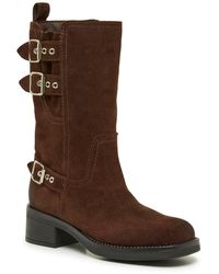 Steve Madden - Mylee Moto Bootie - Lyst