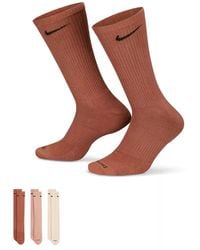 Nike - Everyday Plus Cushioned Crew Socks 3 Pack - Lyst