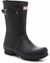 HUNTER - Original Short Matte Rain Boot - Lyst