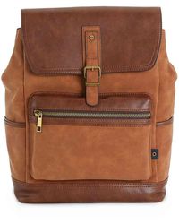 aldo leather backpack mens