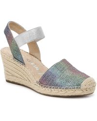 anne klein abril espadrille wedge sandal