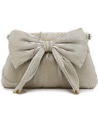 Kelly & Katie - Pleated Bow Clutch - Lyst