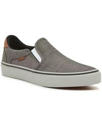 Vans - Asher Deluxe Slipon Sneaker - Lyst