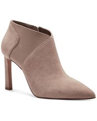 vince camuto black suede booties