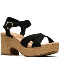 Clarks - Nerisa Twist Platform Sandal - Lyst