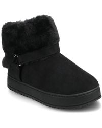 Journee Collection - Thada Bootie Slipper - Lyst