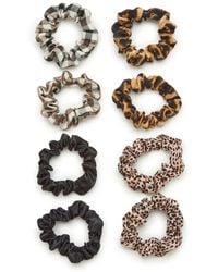 Kelly & Katie - Animal Print Mini Scrunchie Set 8 Pack - Lyst
