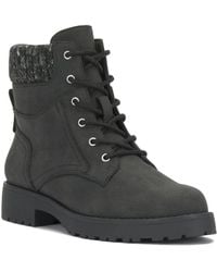 Crown Vintage - Tarrie Combat Boot - Lyst