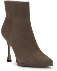 Vince Camuto Camarie Bootie in Brown | Lyst