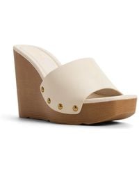 ALDO - Grounded Wedge Sandal - Lyst