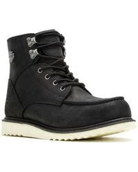 Harley Davidson - Harleydavidson Brosman Safety Toe Work Boot - Lyst