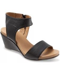 BUENO - Ida Wedge Sandal - Lyst