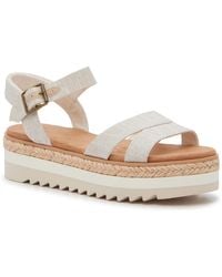 TOMS - Kai Platform Sandal - Lyst