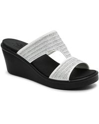 Skechers Wedge sandals for Women | Online Sale up to 30% off | Lyst