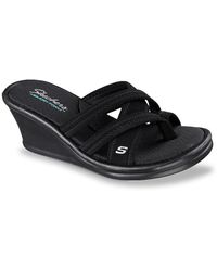 Skechers Wedge sandals for Women | Online Sale up to 57% off | Lyst