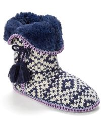 Dearfoams - Becky Bootie Slipper - Lyst