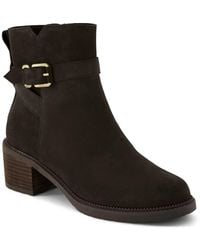 TOMS - Hailey Buckle Bootie - Lyst