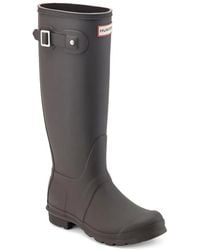 HUNTER - Original Back Adjustable Tall Rain Boot - Lyst
