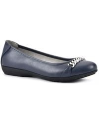 White Mountain - Wide Width Charmed Ballet Flat - Lyst