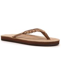 rainbow flip flops dsw