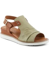 Spring Step - Locals Wedge Sandal - Lyst