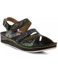 L'ARTISTE - Sumacah Wedge Sandal - Lyst