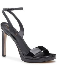 Sam Edelman - Jade Faux Patent-leather Sandals - Lyst