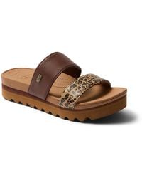 Reef - Banded Horizon Hi Wedge Sandal - Lyst